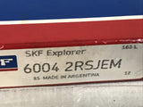 SKF 6004 2RSJEM Ball Bearing 20mm ID 42mm OD 12mm Width