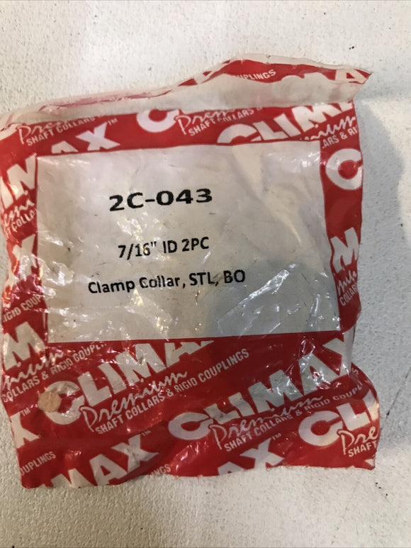 Climax 2C-043 Metric Set Collar Steel Black Oxide