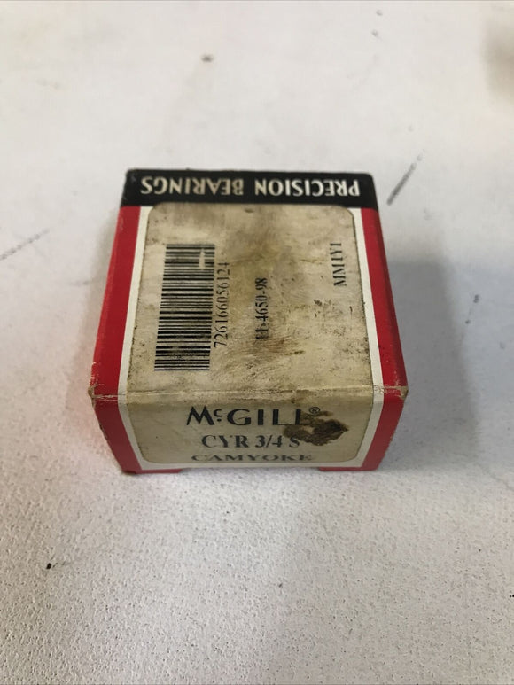McGill Cylindrical Yoke Roller CYR 3/4 S