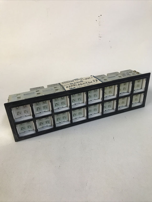 IDEC SLC30N 4071 0208-DD2 TD2 FB Illuminated Pushbutton Display