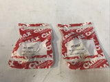 * Lot of 2* CLIMAX 2C-037 3/8'' ID 2 Piece Split Steel Shaft Collar