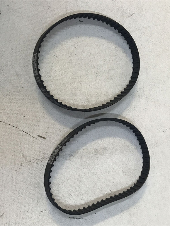 *Lot of 2* Gates 120xl 037 Timing Belt 60 Teeth Cogged Rubber Geared Belt 10mm