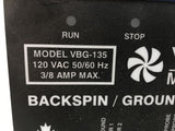 Vortex Microsystems VBG-135 Backspin / Ground Fault Relay 120 VAC 3/8 AMP Max