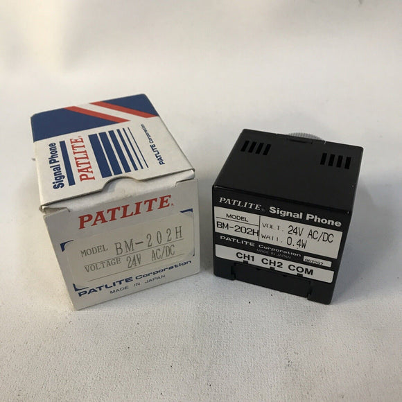 PATLITE BM-202H High Volume DC24V Double Buzzer 85db