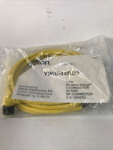 OMRON Y96E-43RD1 4 Pin Female 90D Connector Cordset