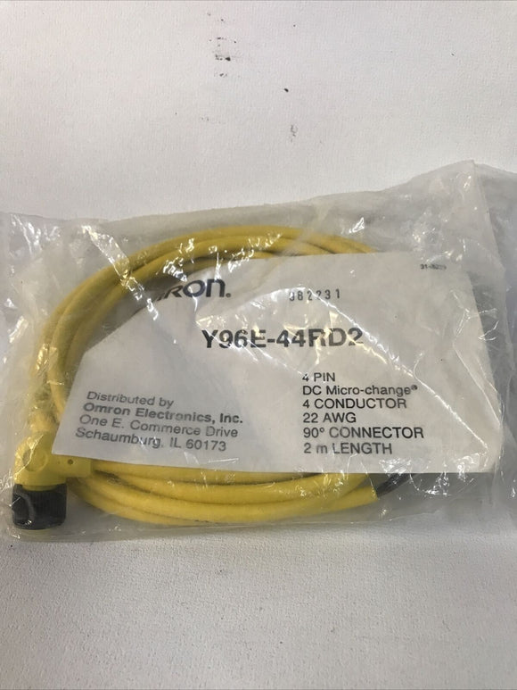 OMRON Y96E-43RD1 4 Pin Female 90D Connector Cordset