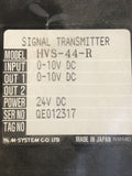 M-System HVS-44-R Signal Transmitter Input:0-10VDC Power:24VDC