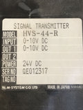 M-System HVS-44-R Signal Transmitter Input:0-10VDC Power:24VDC