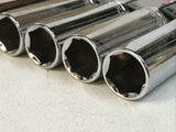 *Box Of 10* Thorsen 16mm Deep Socket 3/8 Drive 6 Point Metric Chrome Vanadium