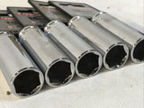 *Box Of 5* Thorsen 16mm Deep Socket 3/8 Drive 6 Point Metric Chrome Vanadium