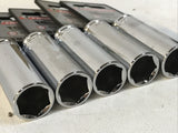 *Box Of 5* Thorsen 16mm Deep Socket 3/8 Drive 6 Point Metric Chrome Vanadium