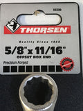 Thorsen 5/8 x 11/16 Double Offset Box End 12 Point *Box Of 5* Precision Forged