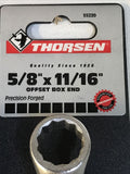 Thorsen 5/8 x 11/16 Double Offset Box End 12 Point *Box Of 5* Precision Forged