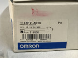 Omron E8F2-A01C 12-24VDC Pressure Sensor Easy-to-Read LED Display W/ EF89-F4