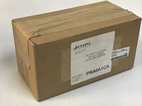 *Sealed* Eclipse PRA6A1CA Combustion Rotary Actuator 120VAC 90 Degree Stroke