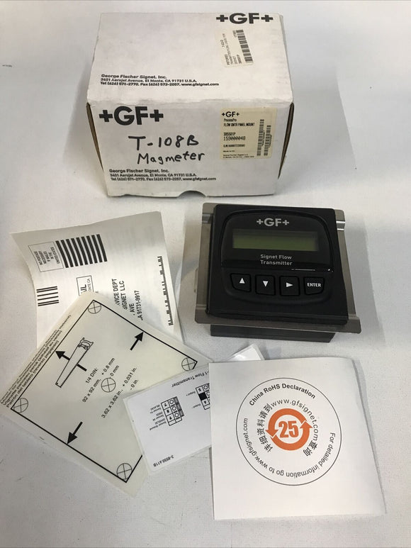George Fischer Signet 385501P ProcessPro Flow Transmitter XMTR Panel Mount