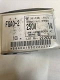 Fuji Terminal FGA0-2 250V 1A Ceramic Fuses Lot Of 96