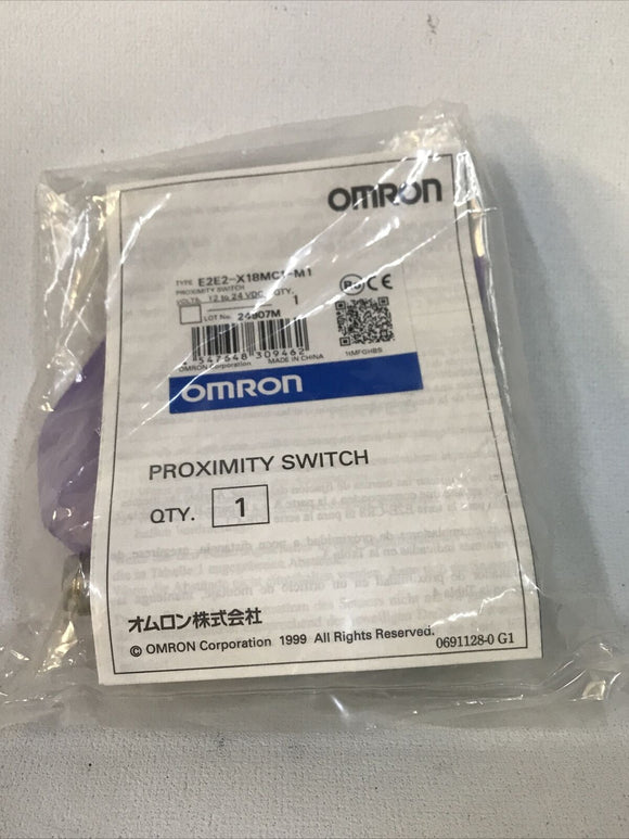 Omron E2E2-X18MC1-M1 12-24VDC Proximity Switch