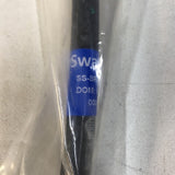 Swagelok SS-8R4TA6TA6-18 PTFE-LINED Stainless Steel Braided Hose 1970714 V.2