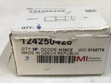 *Lot Of 3* Norgren 124250428 Push-In Straight Fitting 1/4" NPT 1/4" Tubing