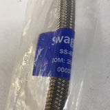 Swagelok SS-6BHT-12 PTFE-LINED Stainless Steal Braided Hose 3/8” Tube Adapter