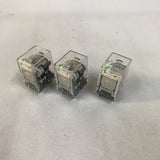 OMRON LY1N-D2 Relay Lot Of 3