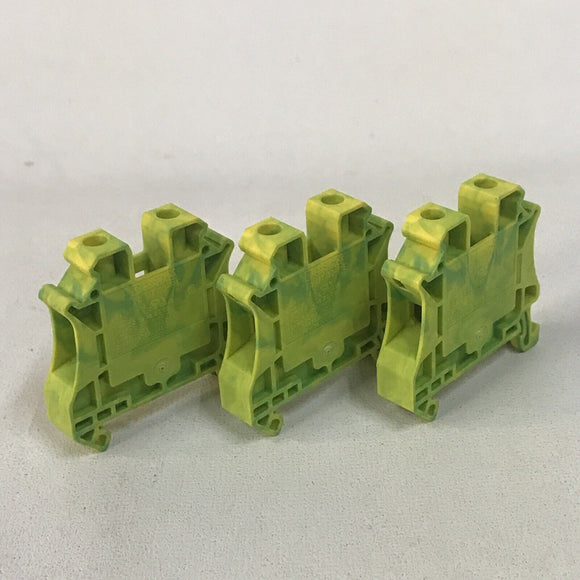 Phoenix Contact UT 10-PE Ground Terminal Lot Of 3