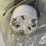 Woodhead 5669 NEMA 6-15 15A 250V Black Connector