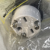 Woodhead 5669 NEMA 6-15 15A 250V Black Connector