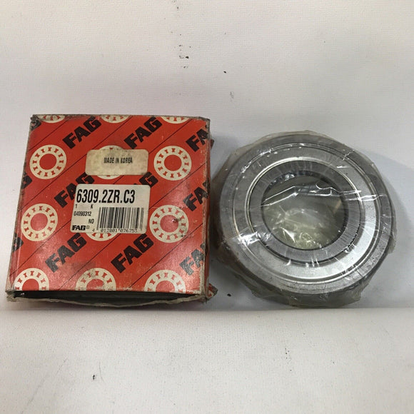 FAG Schaeffler 6309 2ZR C3 Deep Groove Ball Bearing