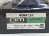 Oriental Motor OM 4GN15K Gear Head Reducer