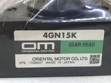 Oriental Motor OM 4GN15K Gear Head Reducer