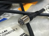 *Lot Of 2* Omron XS3F-M421-405-A Cable Sensor Connector 5M 4POS.