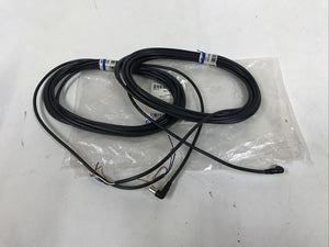 *Lot Of 2* Omron XS3F-M422-405-A Cable Sensor Right Angle Connector 5M 4POS.
