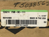 DODGE, F4B-SC-111, 1-11/16" Set Screw Insert Bearing 4-Bolt Flange
