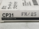 Fuji CP31FM /25 Circuit Breaker 1P 25A AC240V DC60V CP31F-M025 With Shields