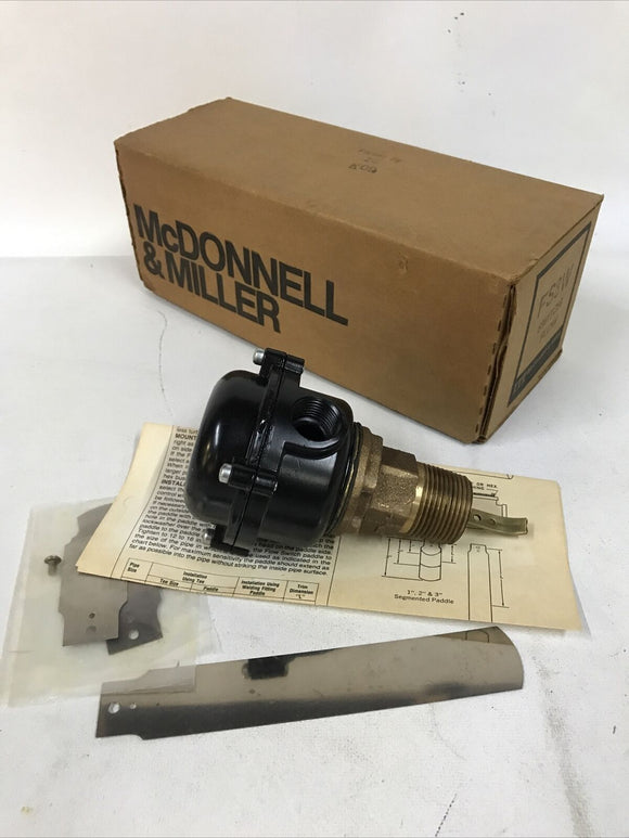 ITT McDonnell &Miller FS8-W Flow Switch Flow Paddle 1NPT