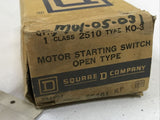 Square D 2510 KO-3 Motor Starting Switch 55461