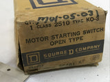 Square D 2510 KO-3 Motor Starting Switch 55461
