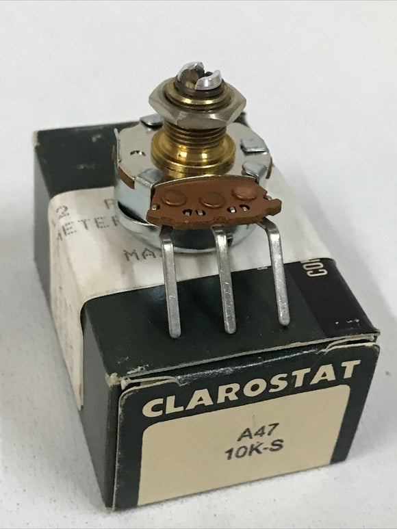 Clarostat A47-10K-S, 1/2W 10K Ohm Linear Potentiometer Element