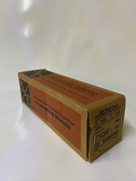 S&C ELECTRIC 802600R2 Fault Filter Interrupting Module 13.8 - 17.0 KV Sealed