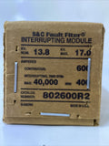 S&C ELECTRIC 802600R2 Fault Filter Interrupting Module 13.8 - 17.0 KV Sealed
