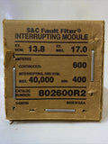 S&C ELECTRIC 802600R2 Fault Filter Interrupting Module 13.8 - 17.0 KV Sealed