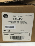 Allen Bradley 1494V-FS60 Ser D Trailer Fuse Block Kit 250V Class H, J & K 31-60A