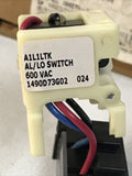 EATON A1L1LTK AL/LO Switch Type F Breaker 1490D73G02 600VAC 125-250 VDC