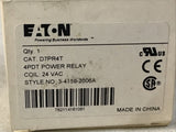Eaton Cutler Hammer D7PR4T1 Relay with 24 VDC Coil