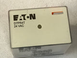 Eaton Cutler Hammer D7PR4T Relay with 24 VDC Coil