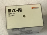Eaton Cutler Hammer D7PR4T1 Relay with 24 VDC Coil