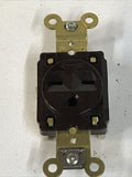 Hubbell HBL5661 Brown Receptacle 15AMP 250VAC 3Wire NEMA 6-15R