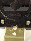 Hubbell HBL5661 Brown Receptacle 15AMP 250VAC 3Wire NEMA 6-15R